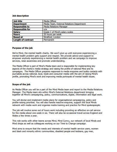 charity position titles